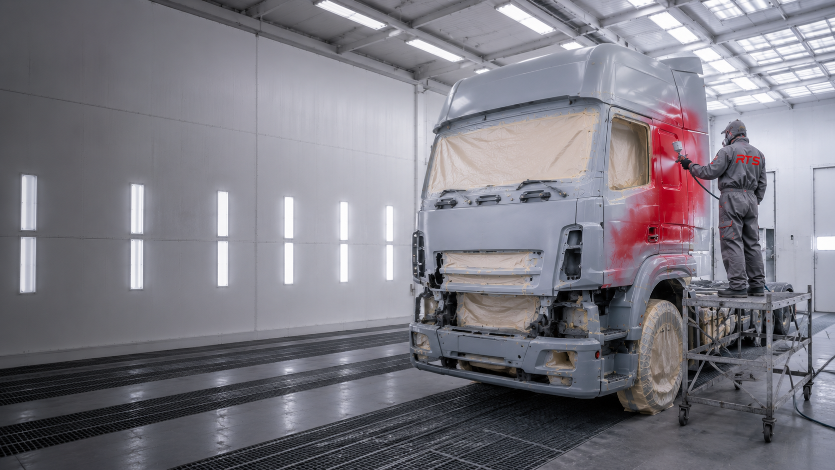 Покраска грузовых авто
